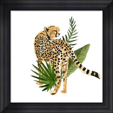 Framed Cheetah Outlook III Print