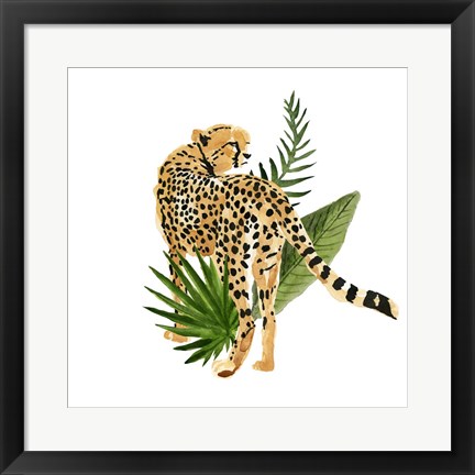 Framed Cheetah Outlook III Print