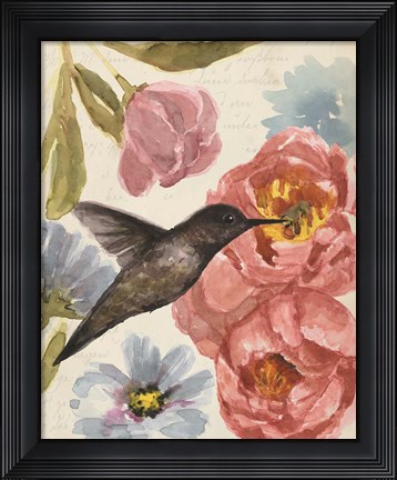 Framed Nectar&#39;s Sip I Print