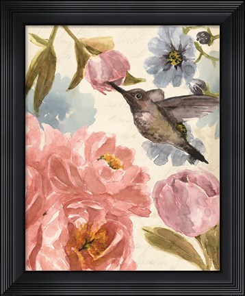 Framed Nectar&#39;s Sip II Print