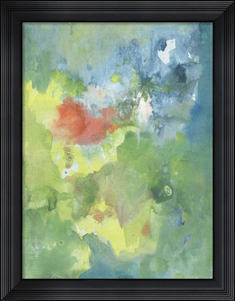 Framed Flowering I Print
