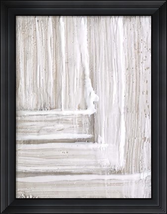 Framed Concentric White II Print