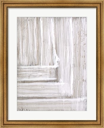 Framed Concentric White II Print