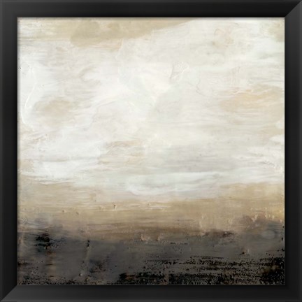 Framed Umber Land I Print