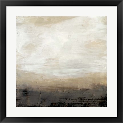 Framed Umber Land I Print