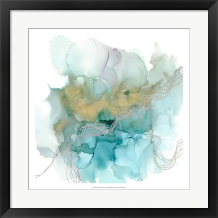 Framed Interwoven Metallics II Print
