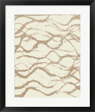 Framed Neutral Undulate II Print