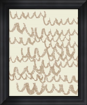 Framed Scalloped I Print