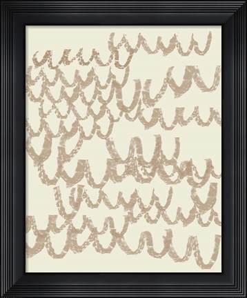 Framed Scalloped II Print