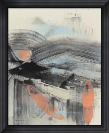 Framed Twisting Range I Print