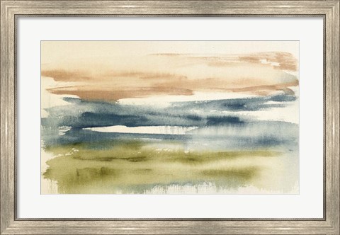 Framed Blended Horizon I Print