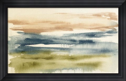 Framed Blended Horizon I Print