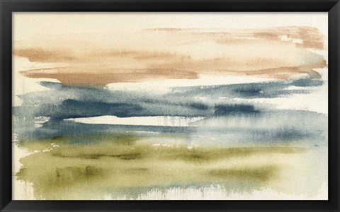 Framed Blended Horizon I Print