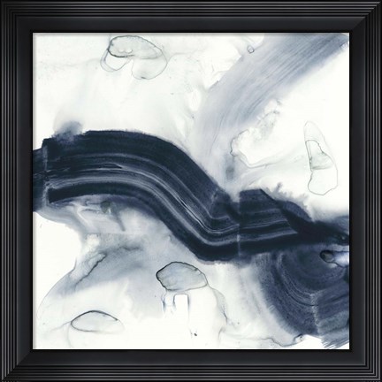Framed Ribbon Horizon I Print