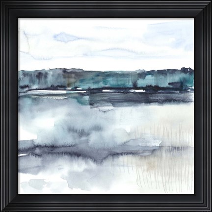 Framed View Across the Lake II Print