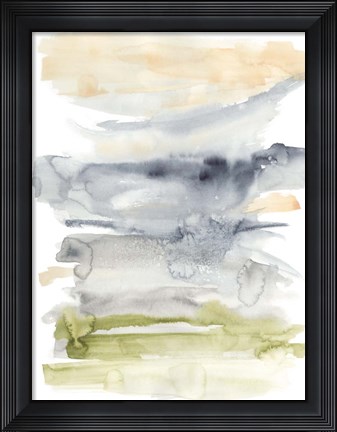 Framed Crystallized Marsh II Print