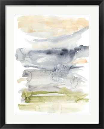 Framed Crystallized Marsh II Print