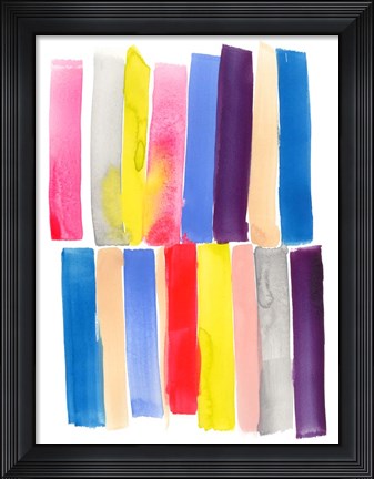 Framed Lined Up II Print