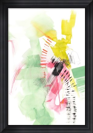Framed Neon Playground II Print