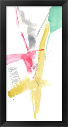 Framed Neon Exploration I Print