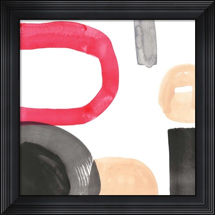 Framed Neon Arches I Print