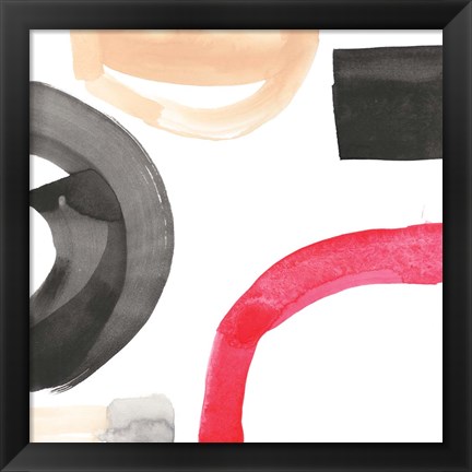 Framed Neon Arches II Print
