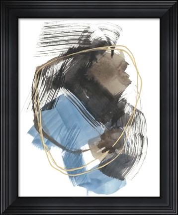 Framed Gold Loops II Print