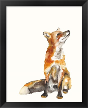 Framed Sly Fox I Print