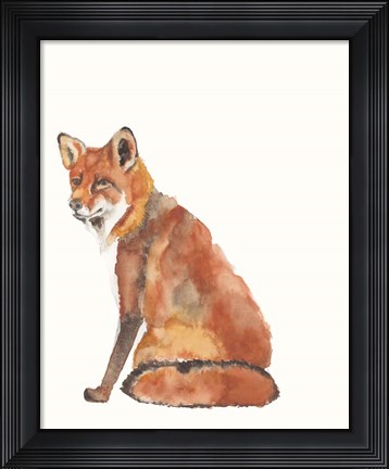 Framed Sly Fox II Print