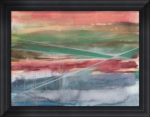 Framed Vanishing Line I Print