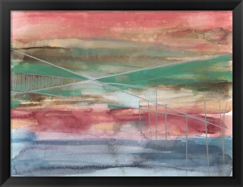 Framed Vanishing Line II Print