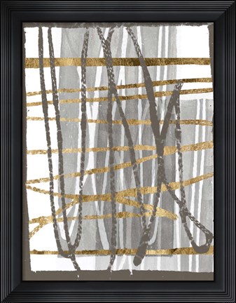 Framed Golden Thread I Print