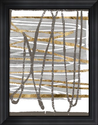 Framed Golden Thread II Print