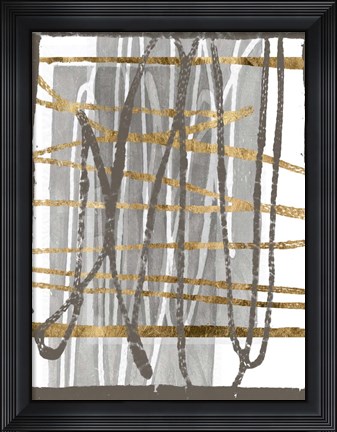 Framed Golden Thread III Print