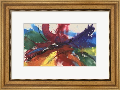 Framed Twisting Rainbow II Print