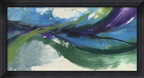 Framed Undulating Citron II Print