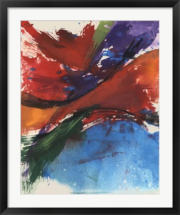 Framed Primary Splash II Print