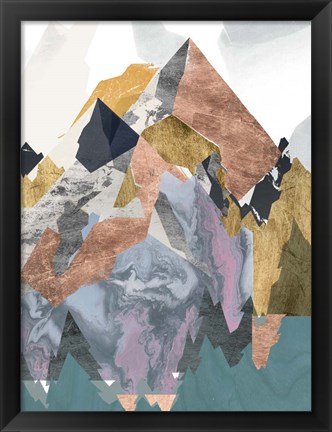 Framed Metallic Range II Print