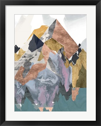 Framed Metallic Range II Print