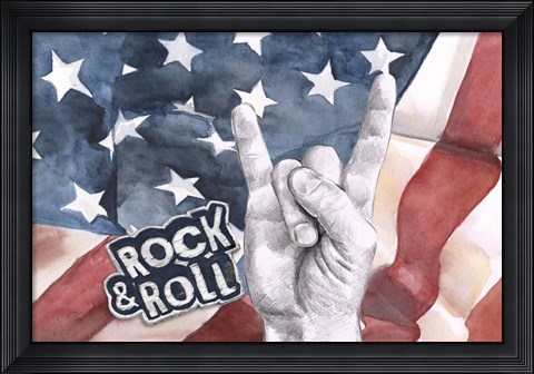 Framed National Anthem I Print