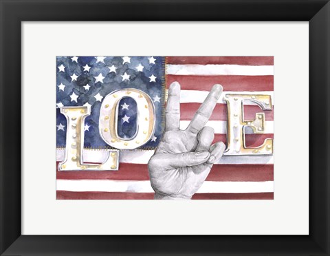 Framed National Anthem II Print