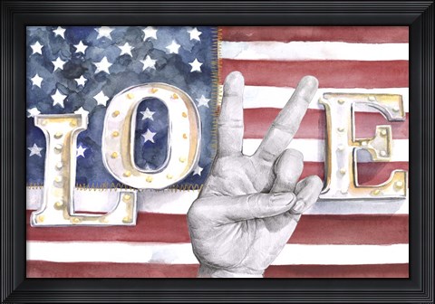 Framed National Anthem II Print