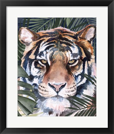 Framed Jungle Cat I Print