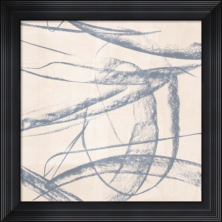 Framed Open Weave I Print