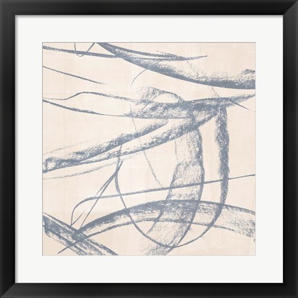 Framed Open Weave I Print