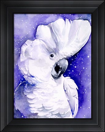 Framed Celestial Cockatoos I Print