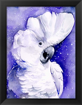 Framed Celestial Cockatoos I Print