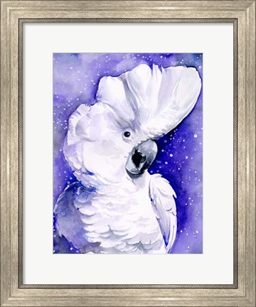 Framed Celestial Cockatoos I Print