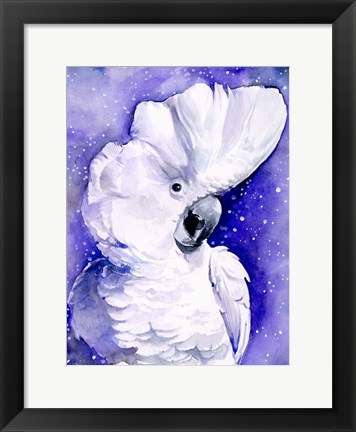 Framed Celestial Cockatoos I Print