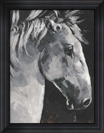 Framed Tribeca Horse I Print